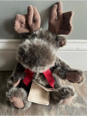 Boyds Bears Plush Muffles P. Mooseltoof The Head Bean Collection